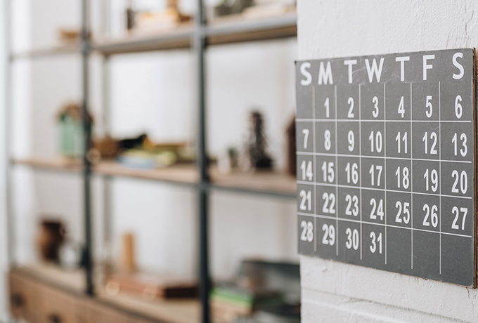 Calendar 2019